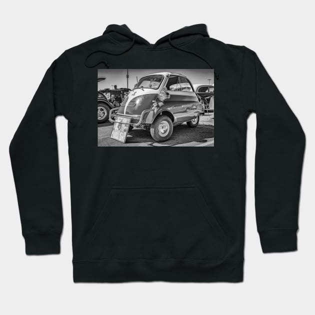 1957 BMW Isetta 300 Bubble Car Hoodie by Gestalt Imagery